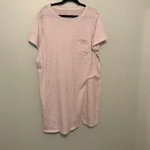 Jockey Grey and White Stripe Dress Size 2X - Picture 5 of 7